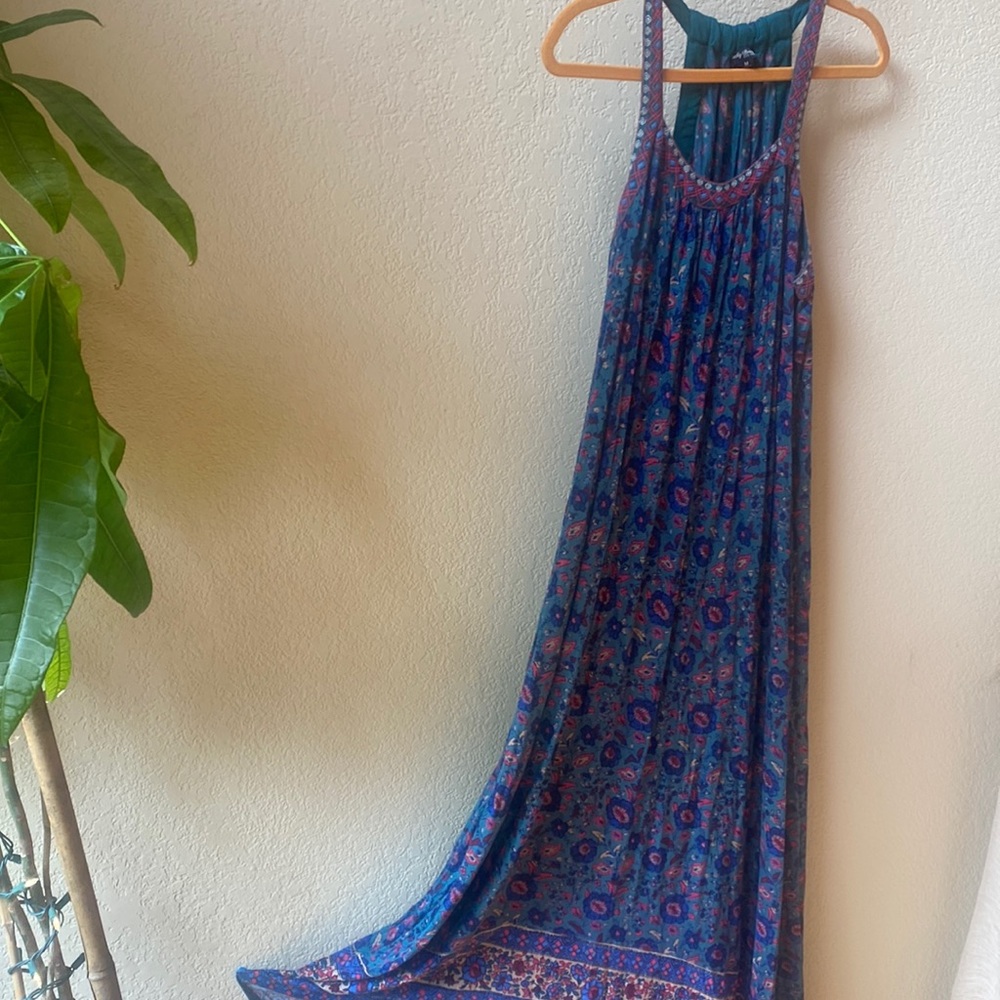 Lucky Brand Floral, Embroidered Dress